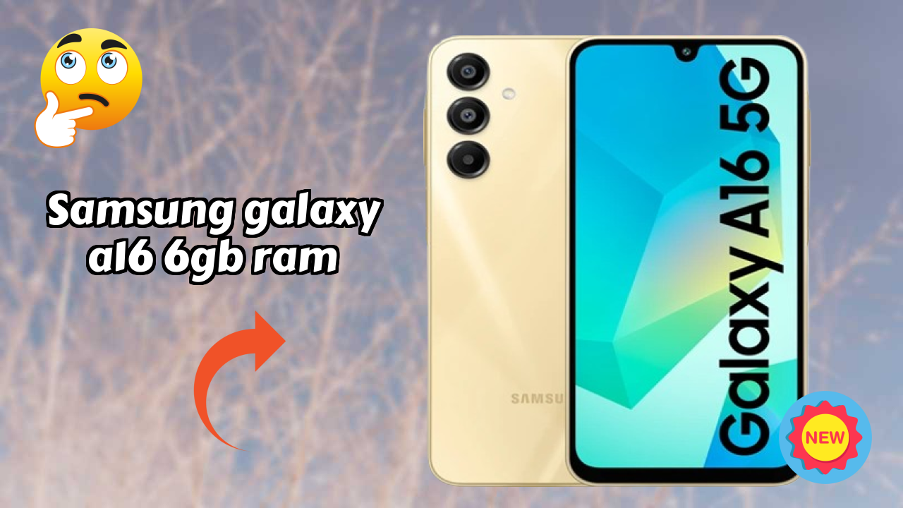 Samsung Galaxy A16 6GB RAM Display Size: 6.7 Inches (17.02 Cm) Screen Quality